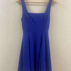 Lulus royal blue skater dress.